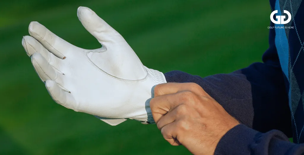 Washing golf gloves