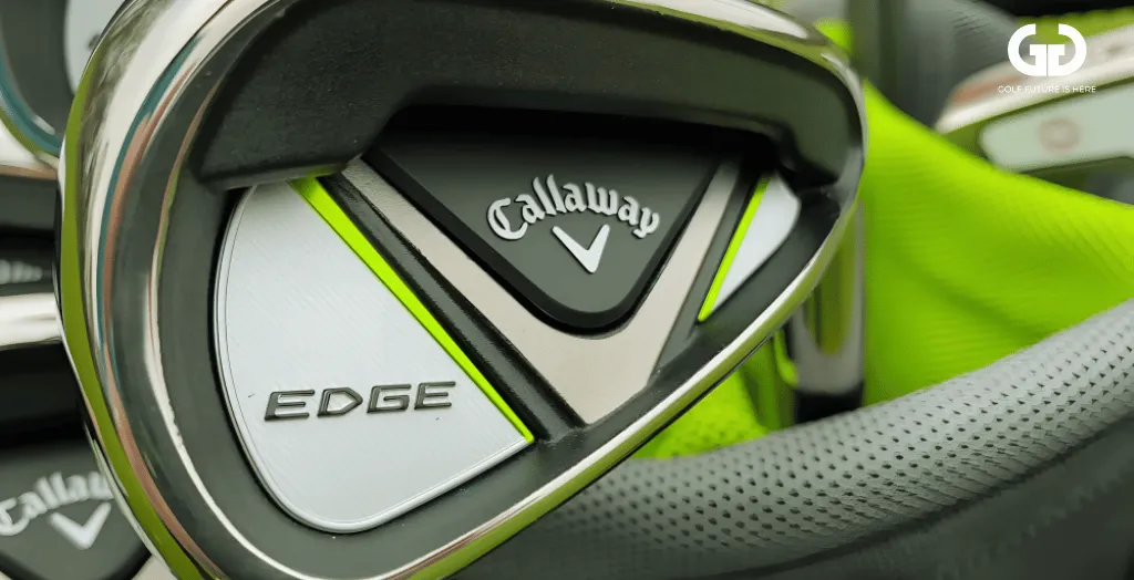Close Up Image Of The Callaway Edge Iron's Clubhead